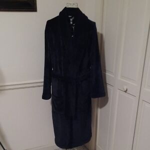Goodfellow & Co Black Plush Robe